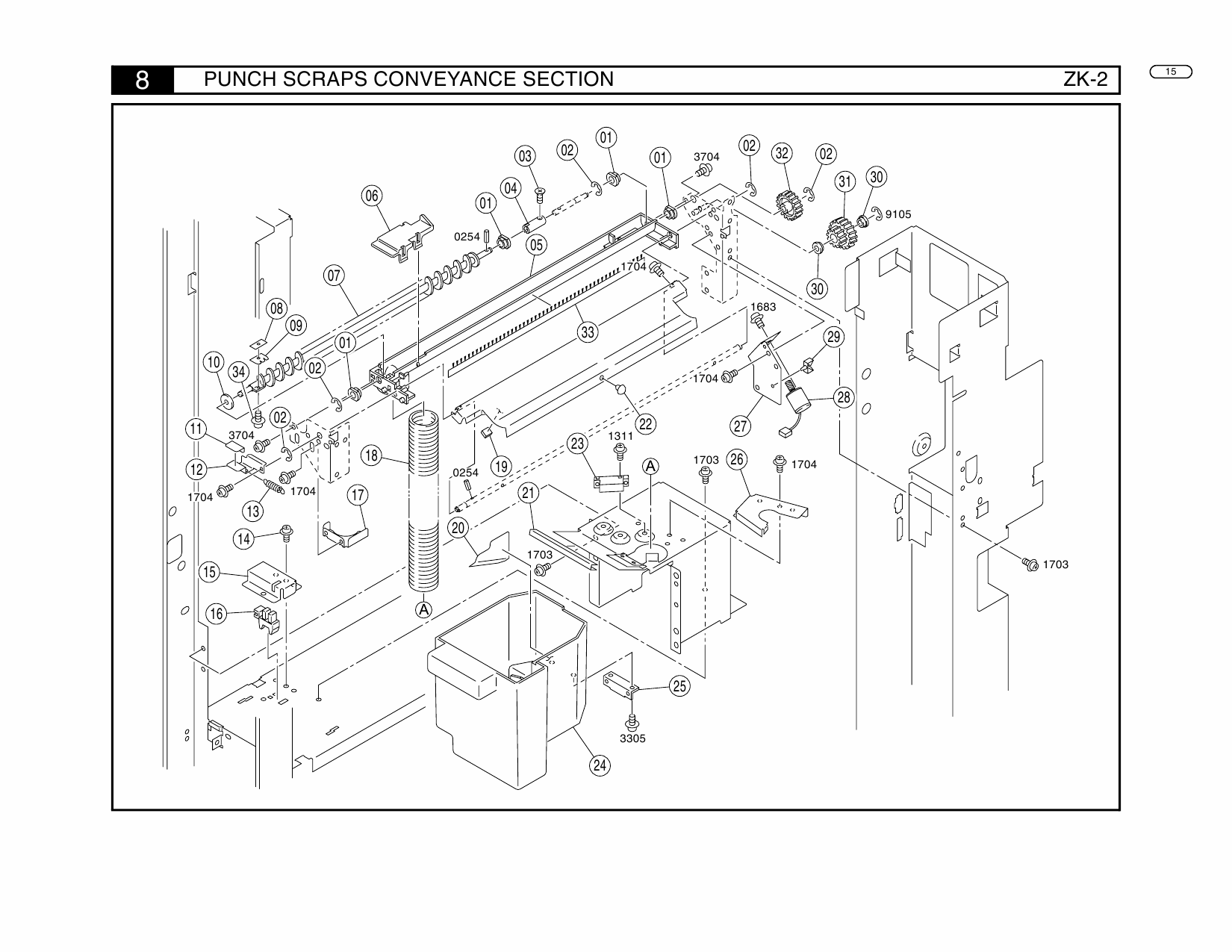 Konica-Minolta Options ZK-2 Parts Manual-5